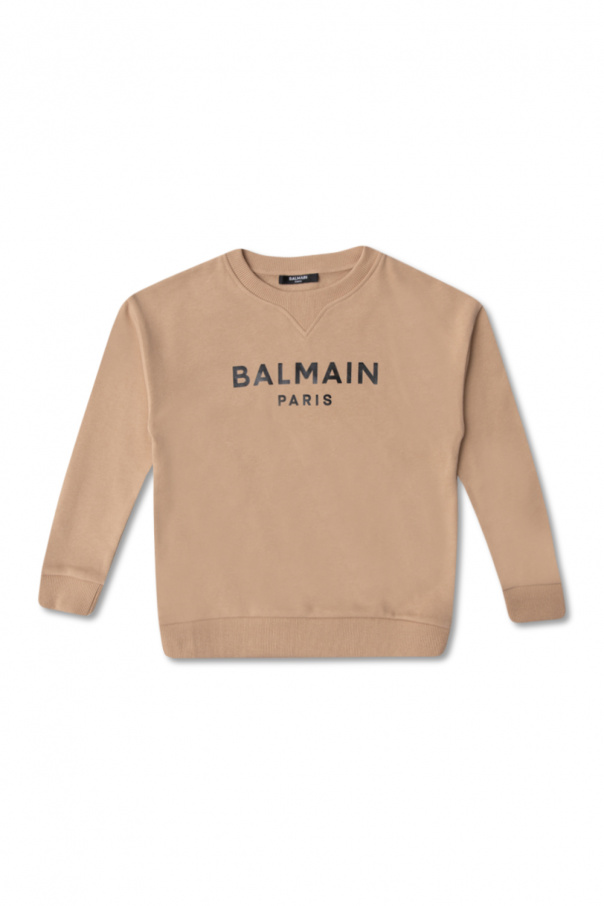 Balmain Kids Balmain peak-lapels double-breasted button blazer