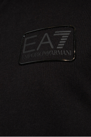 EA7 Emporio Armani Emporio Armani bow-detail fitted shorts