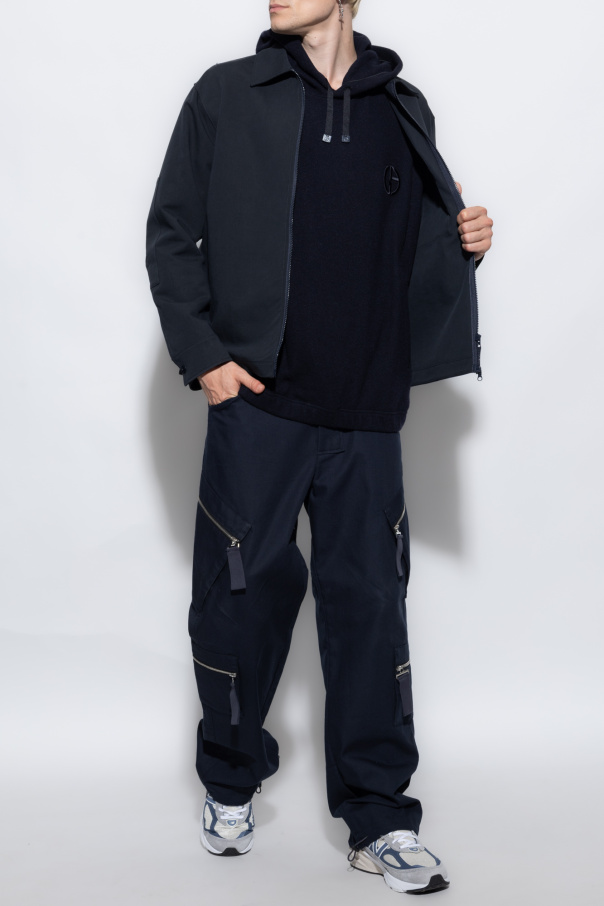 Giorgio Armani emporio armani kids hooded technical jacket