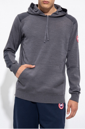 Canada Goose Wool hoodie with logo