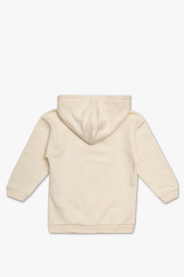 gucci across Kids Hoodie with floral motif