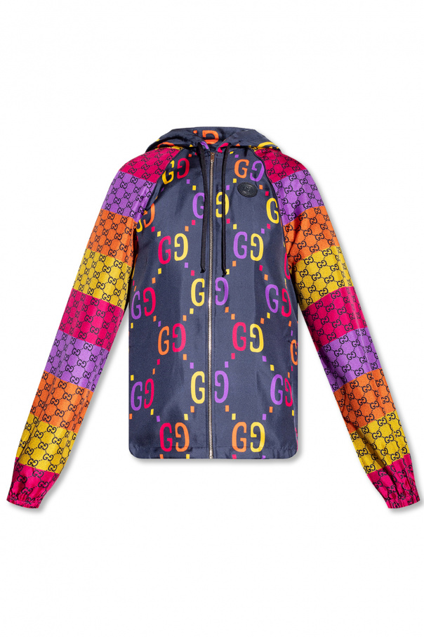 Gucci Hooded silk jacket