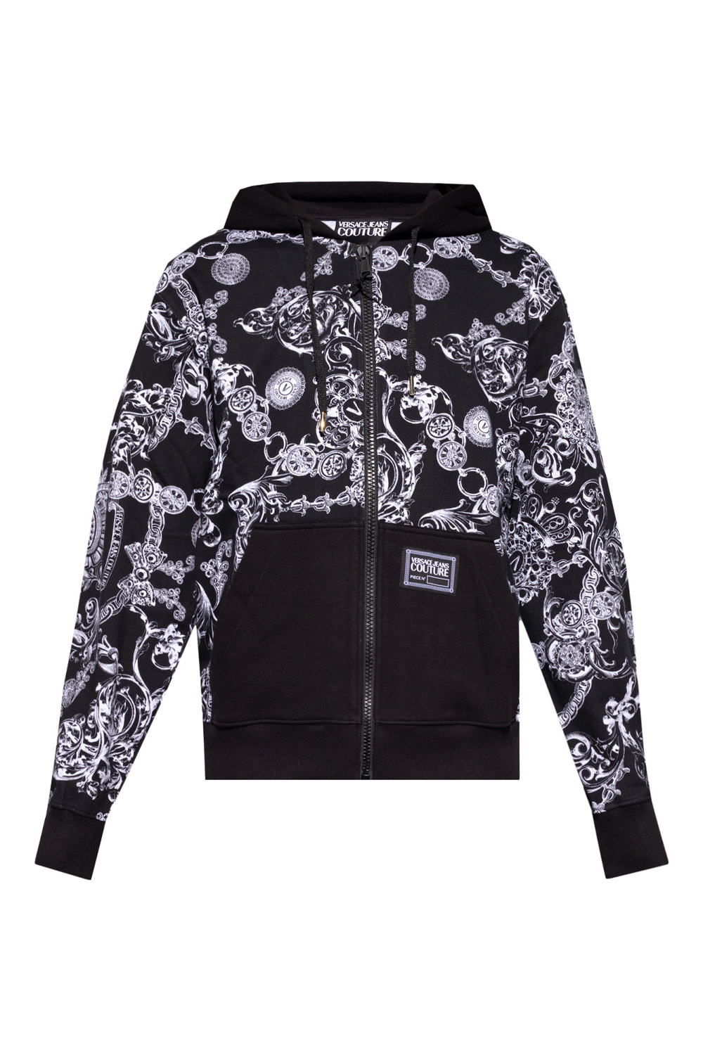 Versace Jeans Couture hoodie Penguin with Baroque print