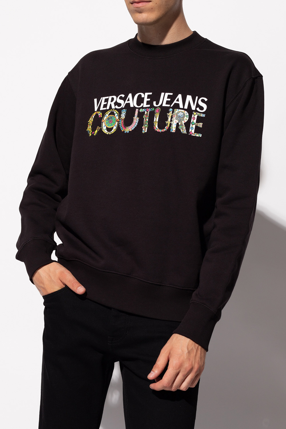 Versace Jeans Couture canali classic polo shirt item