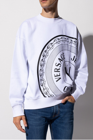 Versace Jeans Couture mock neck logo T-shirt