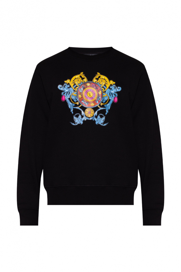 Versace Jeans Couture Mens long-sleeve cotton tee shirt