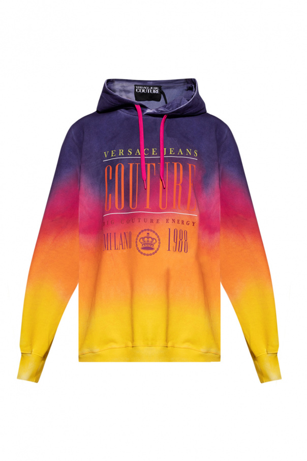 Versace Jeans Couture Cotton patch hoodie