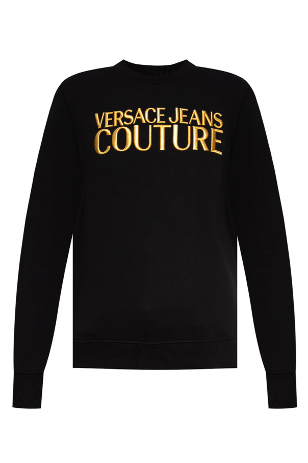 Versace Jeans Couture Logo-embroidered sweatshirt