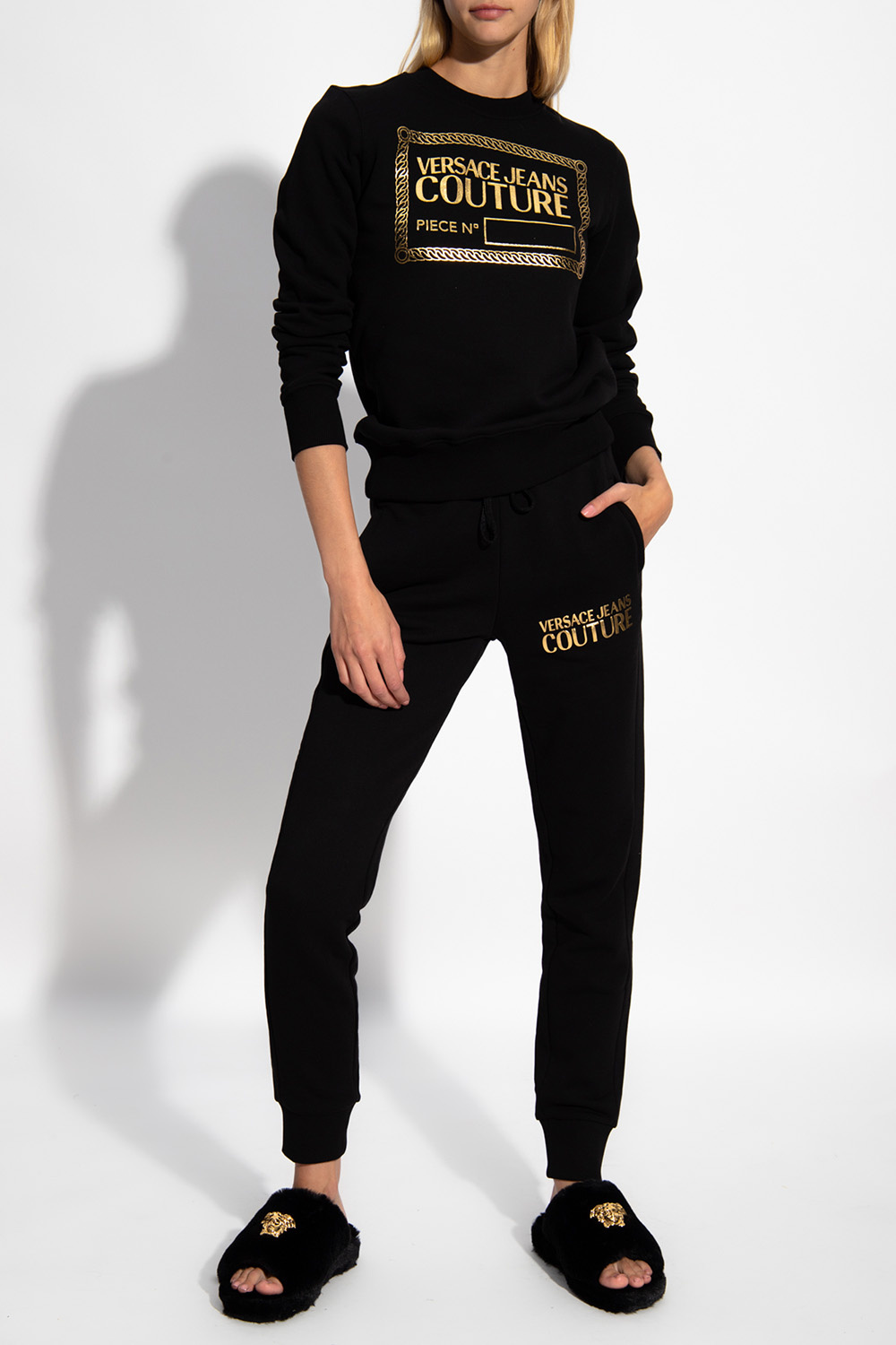 Versace Jeans Couture Puma Logo t-shirt in black