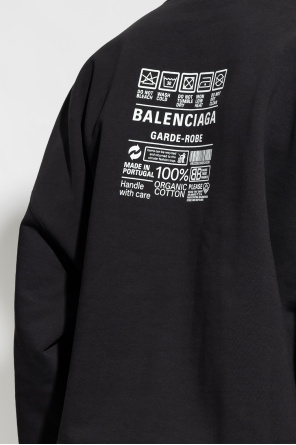 Balenciaga TEEN slogan-print sweatshirt Bianco