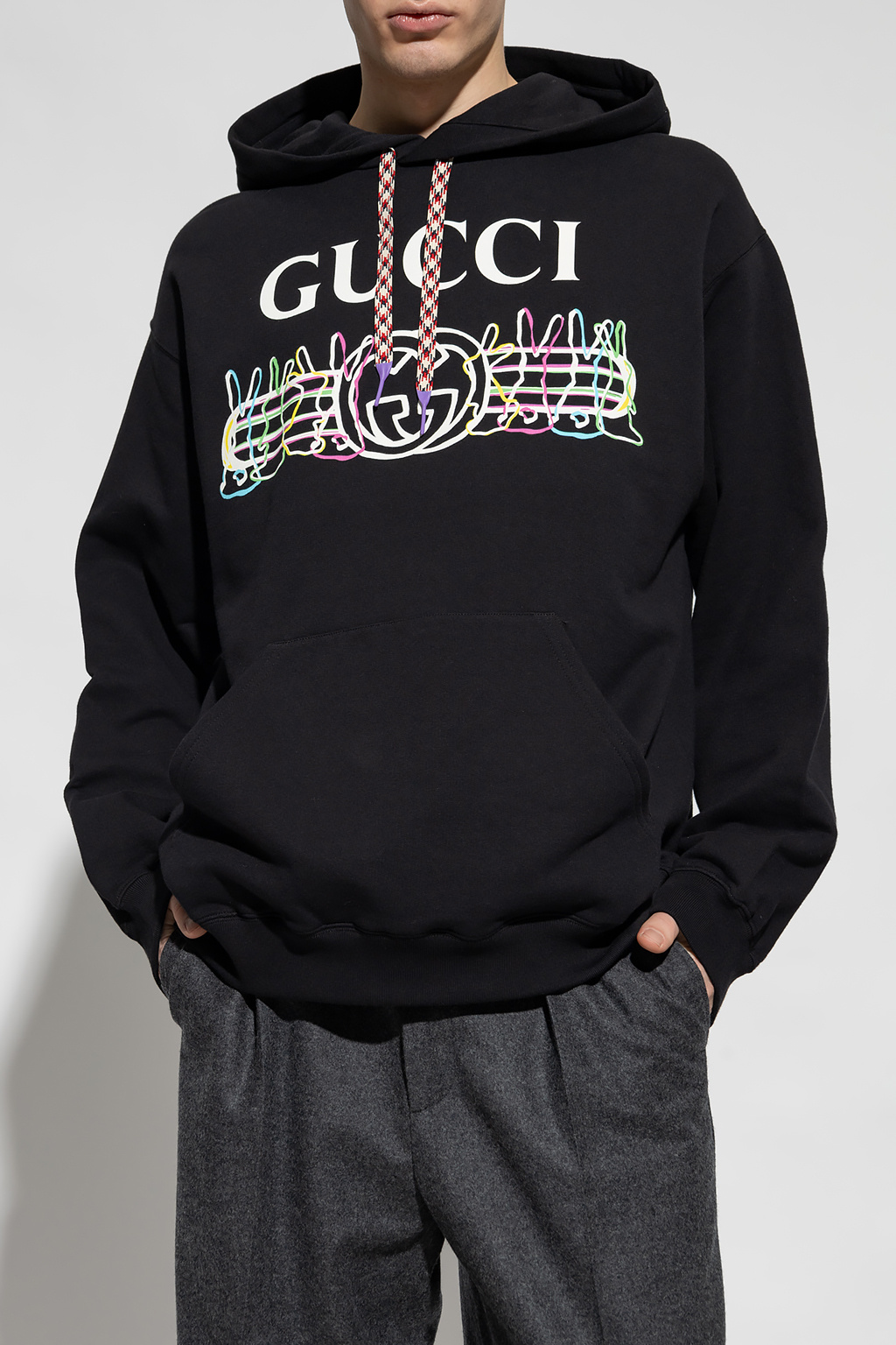 gucci tarzan Printed hoodie