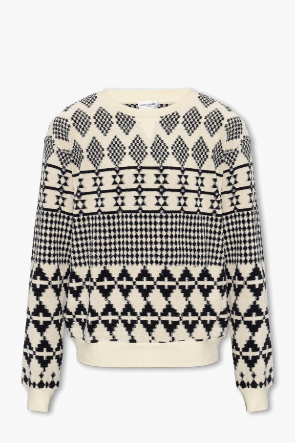 Saint Laurent Sweater with decorative pattern
