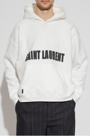 Saint Laurent SAINT LAURENT concealed fastening single-breasted coat