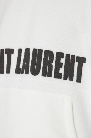 Saint Laurent Saint Laurent quilted metallic-effect clutch bag
