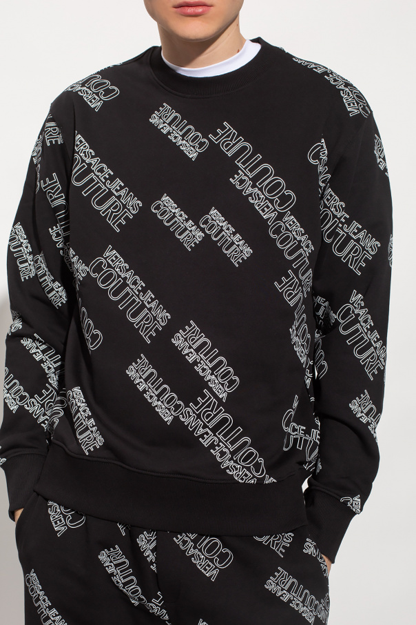 VERSACE JEANS COUTURE, Black Men's Sweatshirt