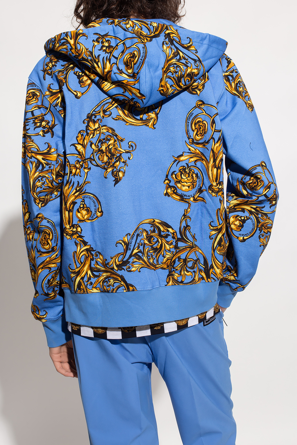 Versace Jeans Couture hoodie Lucid with ‘Garland’ motif