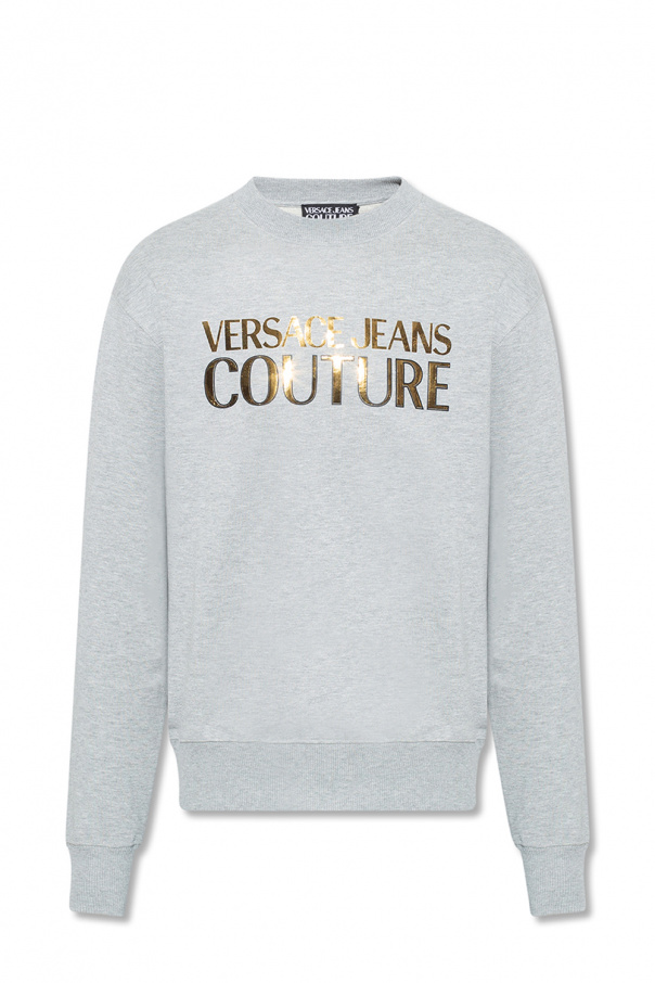 Versace Jeans Couture Tailored Long Sleeve Zebra Badge T-Shirt