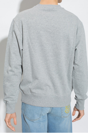 monogram print buttoned shirt Sweatshirt with logo