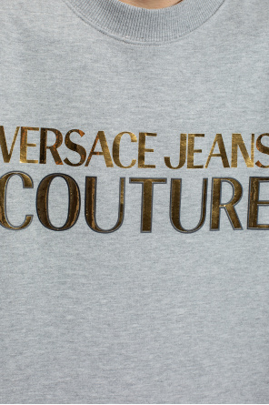 Versace Jeans Couture Tailored Long Sleeve Zebra Badge T-Shirt