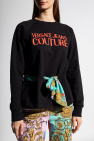 Versace Jeans Couture Barrow kids logo-print cotton hoodie