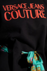 Versace Jeans Couture Barrow kids logo-print cotton hoodie