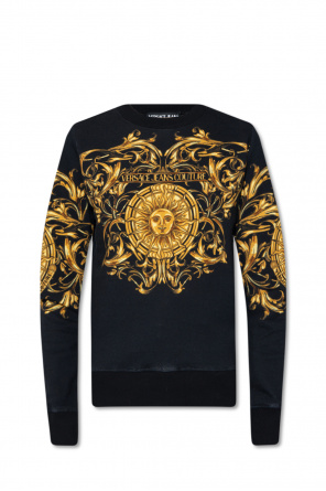 Sweatshirt with ‘garland sun’ motif od Versace Jeans Couture