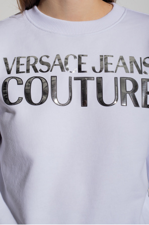 Versace Jeans Couture Sweatshirt Bianco with logo