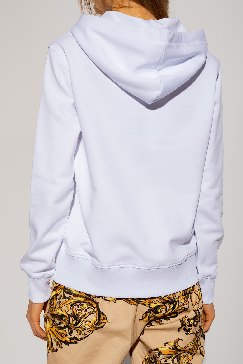 Versace Jeans Couture Paris print sweatshirt in lilac