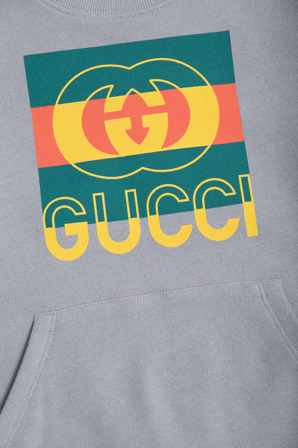 Gucci Kids 口袋运动衫