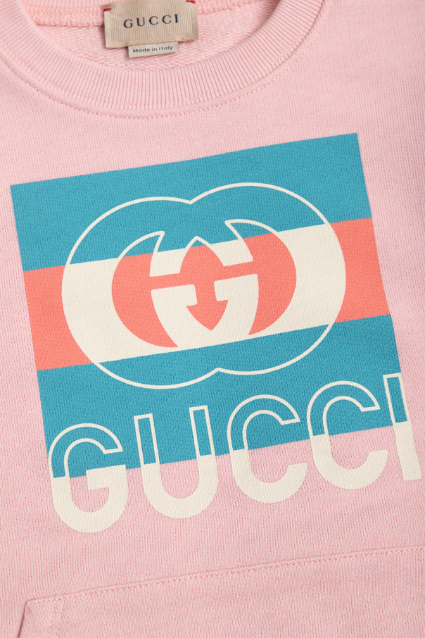 Gucci Kids zapatillas deportivas Rhyton con logo Gucci