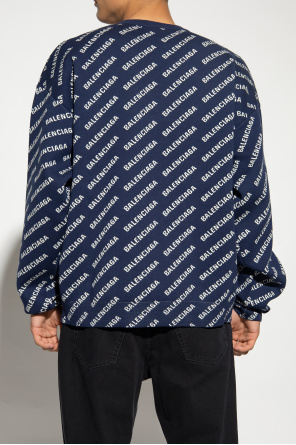 Balenciaga stone Sweater with logo
