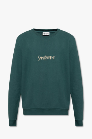 saint laurent short sleeved cashmere sweater