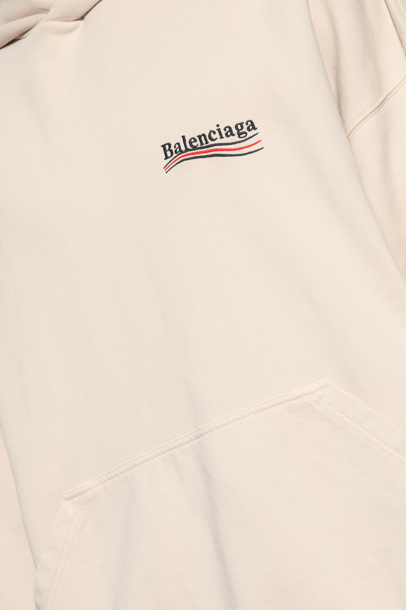 Balenciaga embroidered-logo cargo shirt