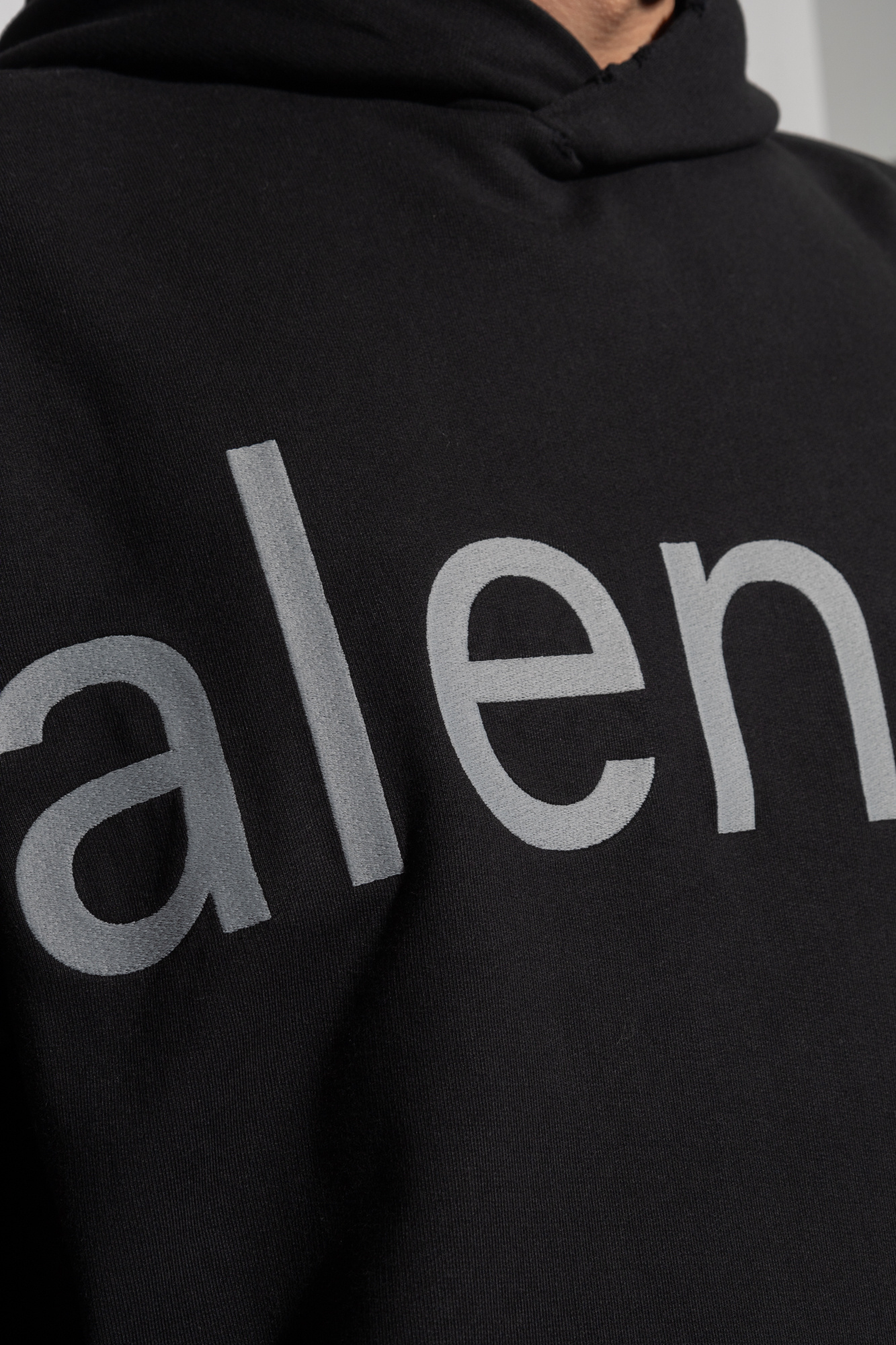 Balenciaga Logo-embroidered gestreept hoodie