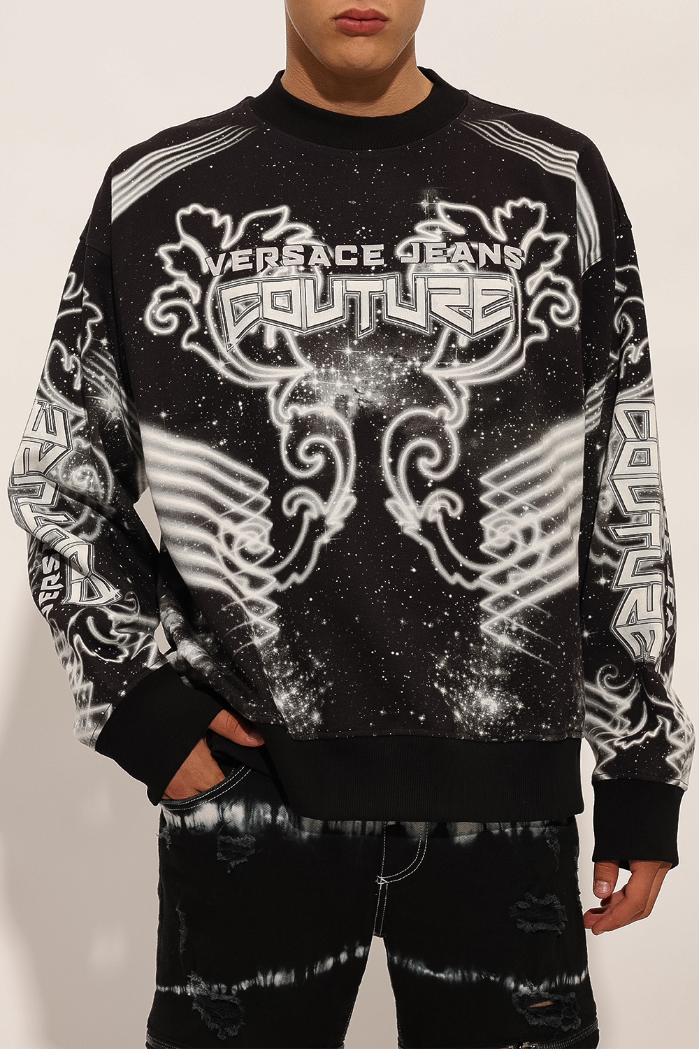 Versace Jeans Couture Logo-printed hoodie