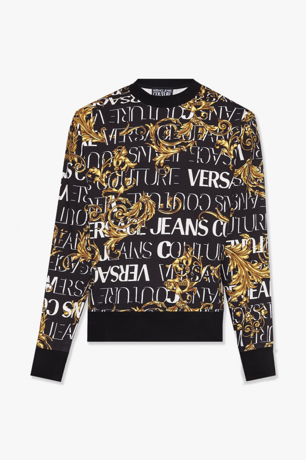 Versace Jeans Couture Vans 66 Supply T-Shirt in Schwarz mit Rundhalsausschnitt