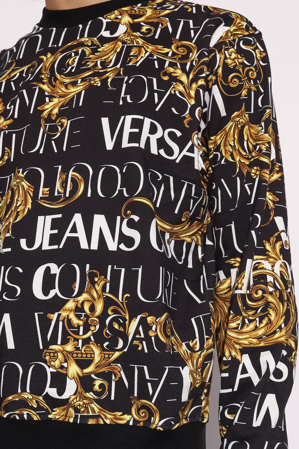 Versace Jeans Couture Vans 66 Supply T-Shirt in Schwarz mit Rundhalsausschnitt