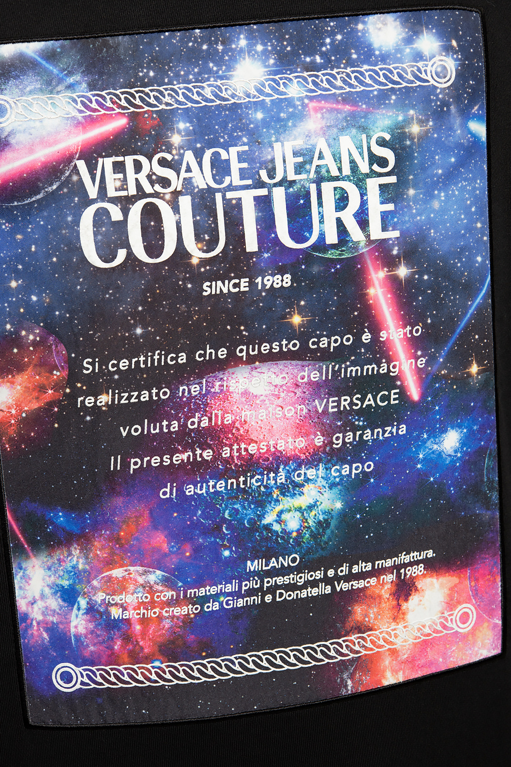 Black Printed hoodie Versace Jeans Couture - Herno zipped up padded jacket  - GenesinlifeShops Canada