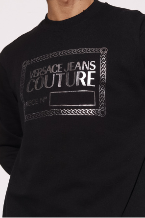 Versace Jeans Couture Unisex Black Refreshing Lizard T-shirt