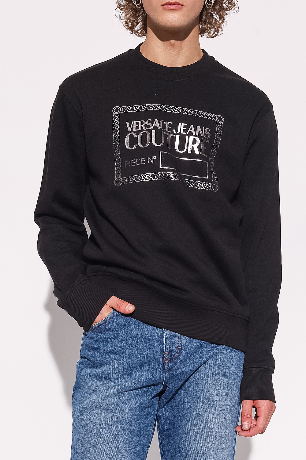 Versace Jeans Couture MM6 Maison Margiela layered sweatshirt