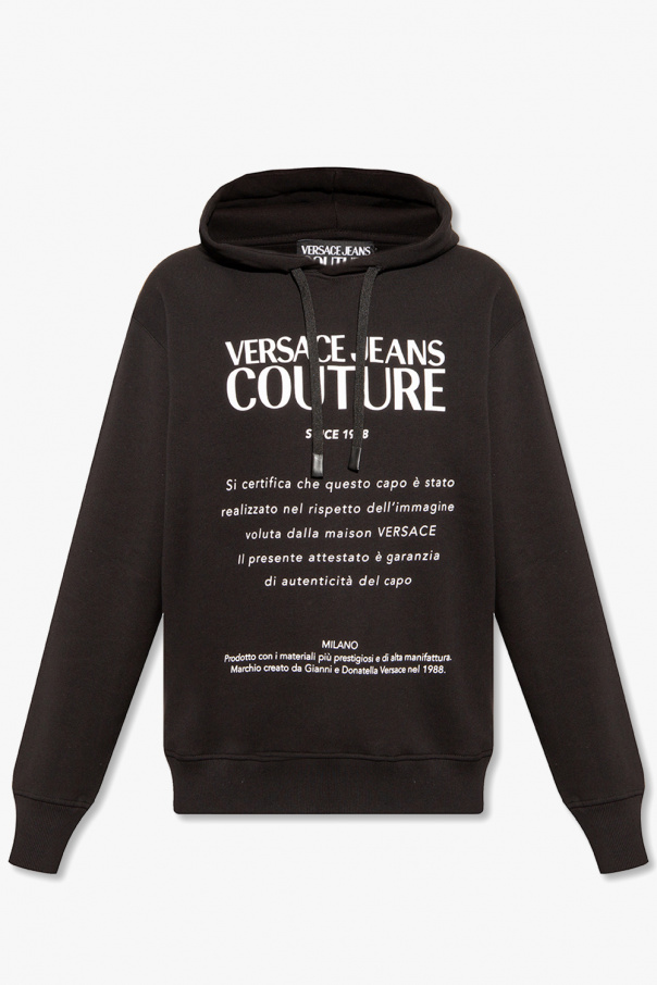 Versace Jeans Couture Logo dress hoodie