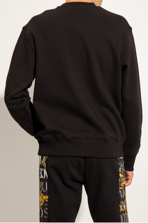 Versace Jeans Couture Vision Of Super Kids flame-print zip-up hoodie