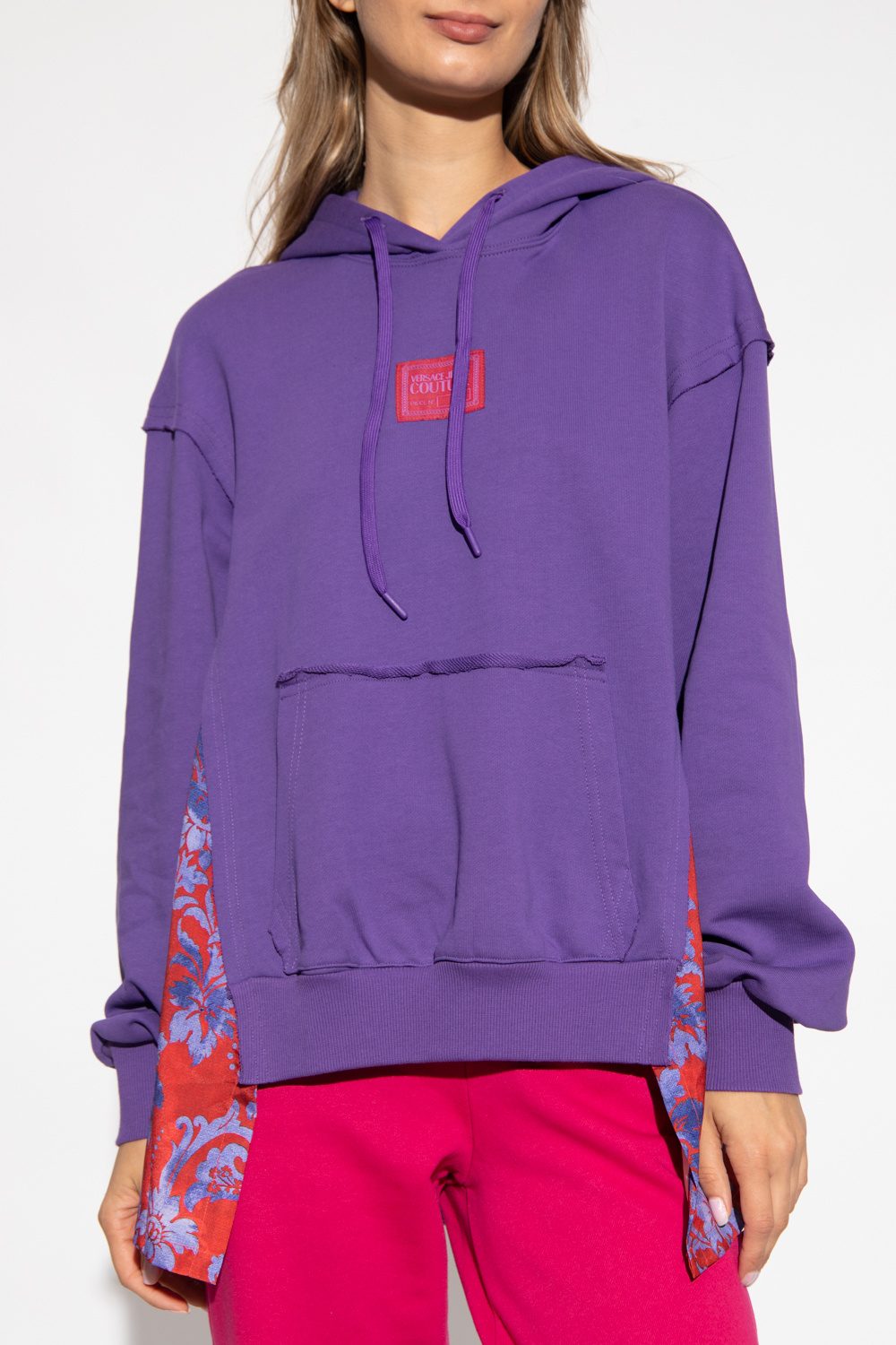 Versace Jeans Couture Hoodie in contrasting fabric