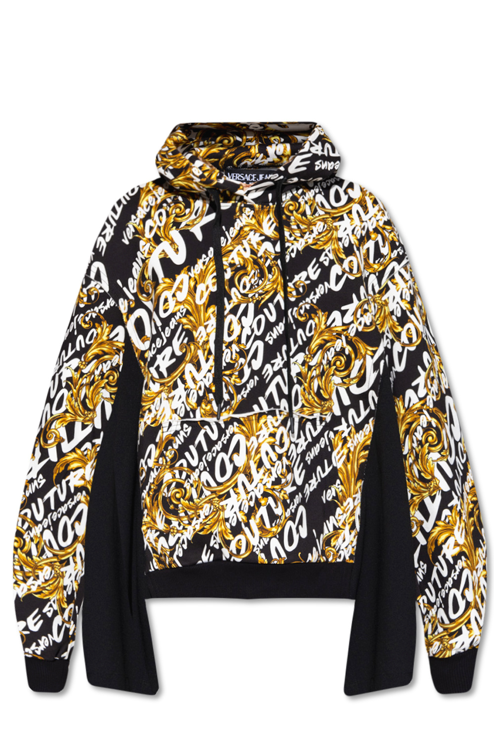 Versace Jeans Couture Hoodie with chiffon inserts