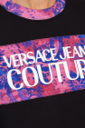 Versace Jeans Couture Roberto Collina short-sleeve linen T-shirt Arancione