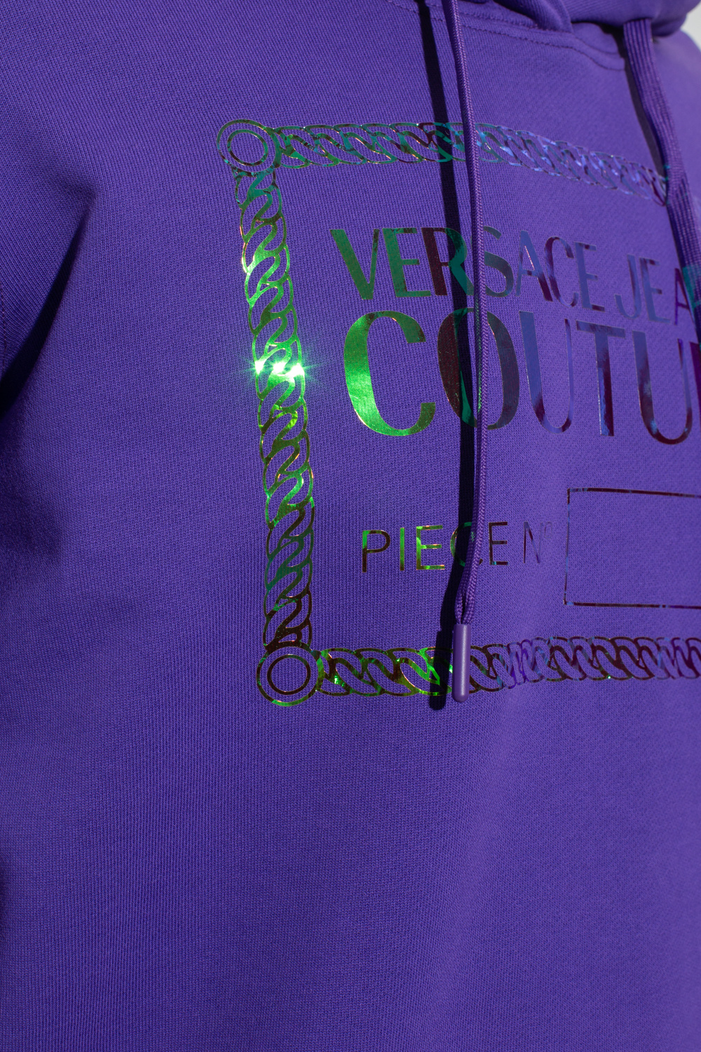 Versace Jeans Couture unravel project contrast panel shirt dress item
