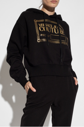 Versace Jeans Couture Swoosh-toed Hoodie with logo