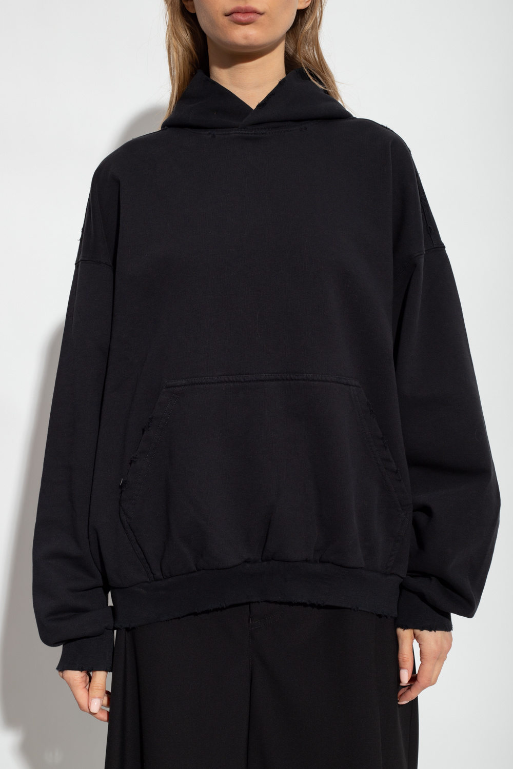 Balenciaga Logo-embroidered hoodie