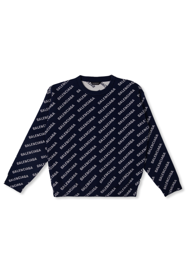 Sweater with logo od Balenciaga Kids