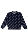 patch-detail long-sleeve sweatshirt